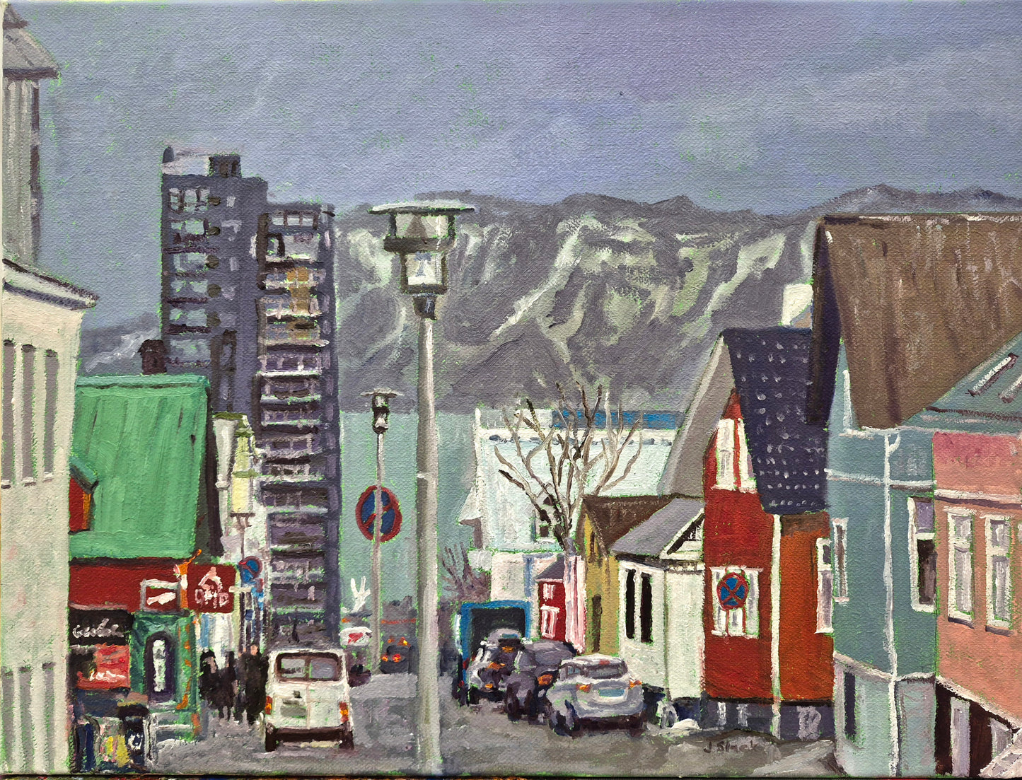 Early April, Reykjavik