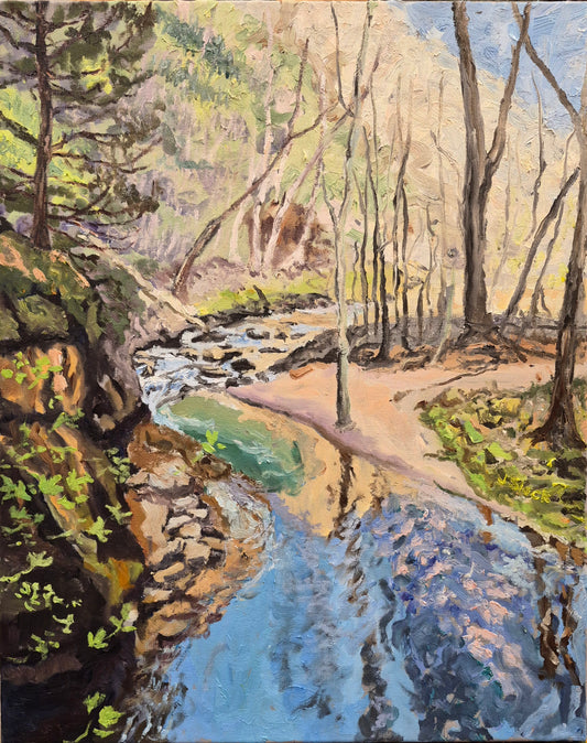 Early Spring, At the Creek