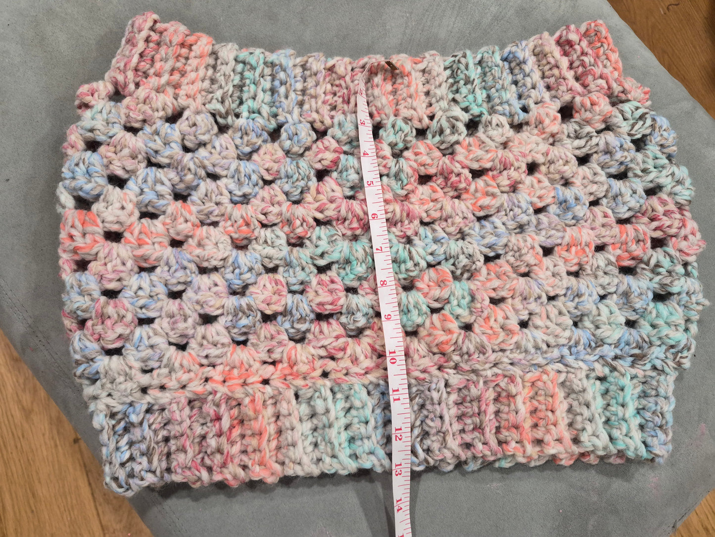 Matching Crocheted cap and Cowl Scarf