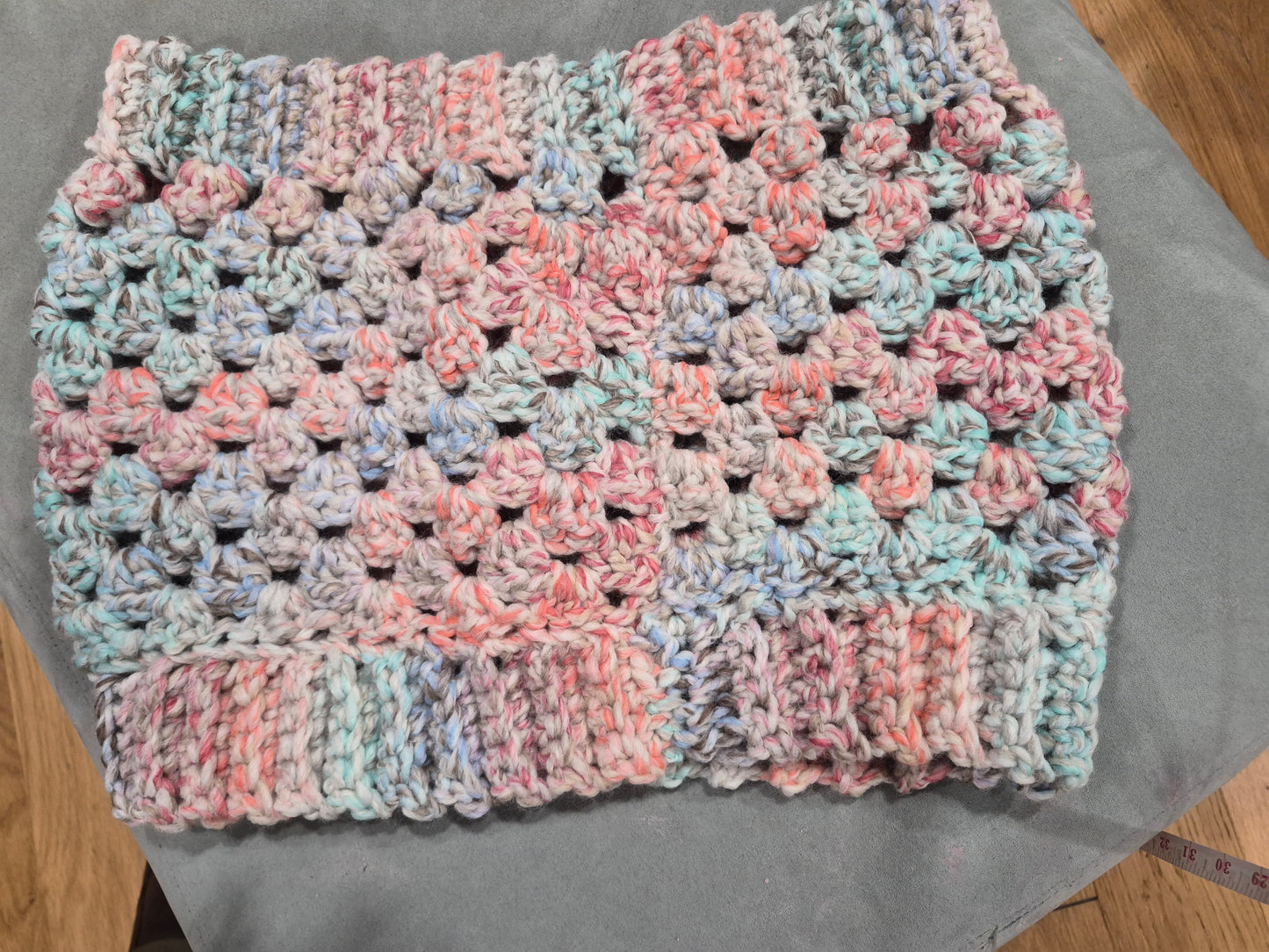 Matching Crocheted cap and Cowl Scarf